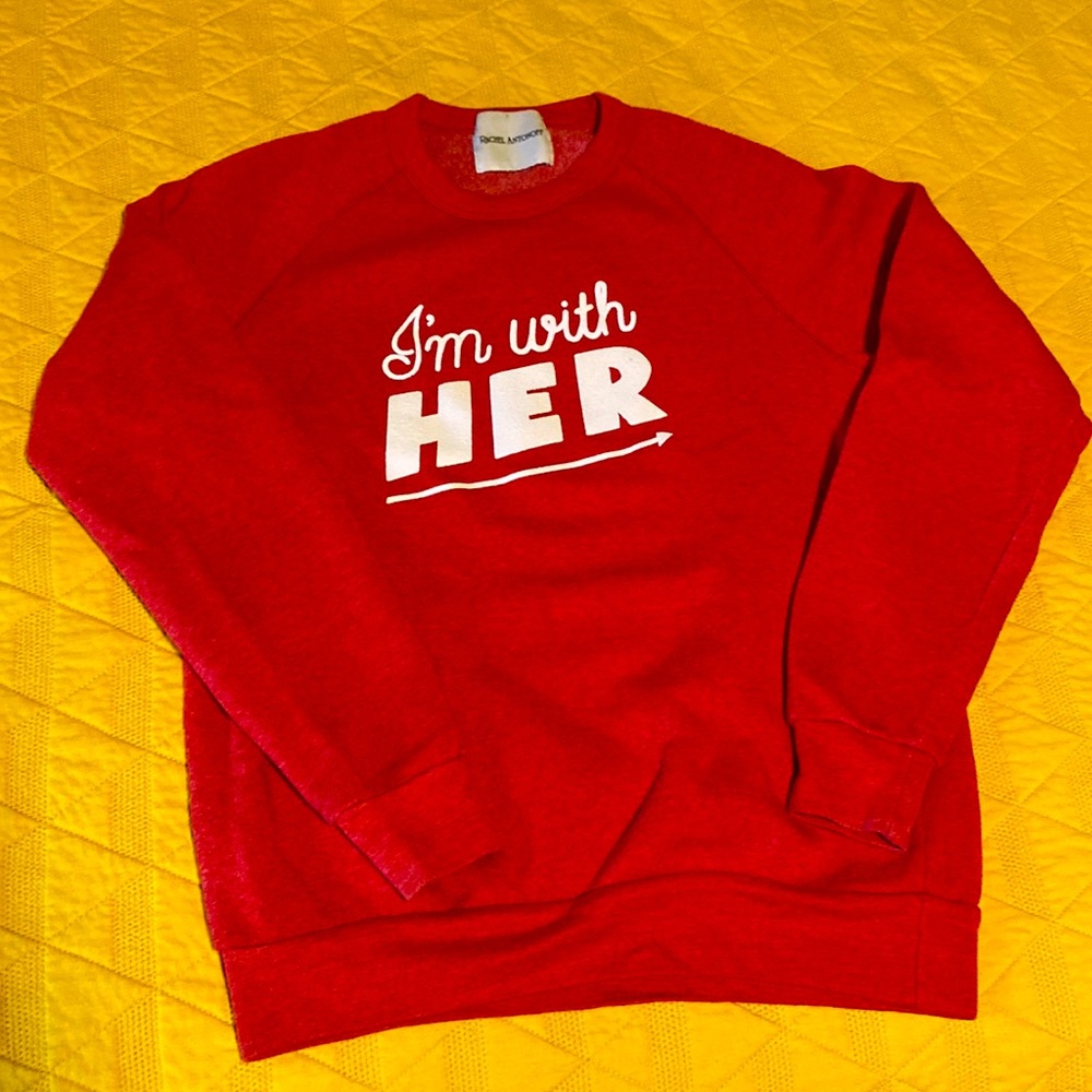 Rachel Antonoff “I’m With Her” Pull Over